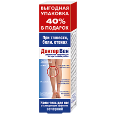 Купить Доктор вен крем-гель вечерний для ног 125 мл 1 шт цена