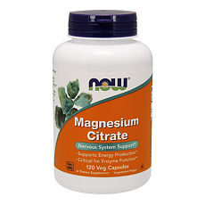 Изображение товара Now Магния Цитрат капсулы массой 1087 мг 120 шт