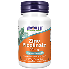 Изображение товара Now Цинка пиколинат / Zinc Picolinate капсулы массой 530 мг 60 шт