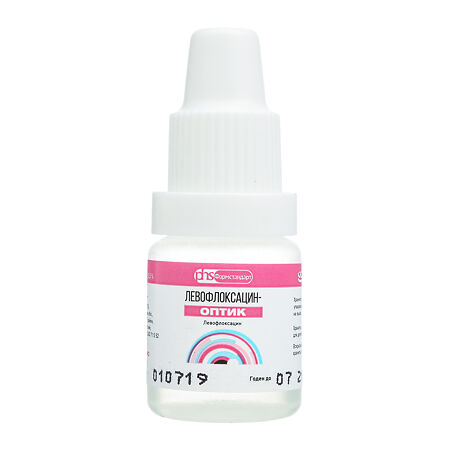 Левофлоксацин-Оптик капли глазные 0,5 % 5 мл 1 шт