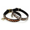 Premium Pet Ошейник Роскошный леопард для кошек, размер 3s. коричневый