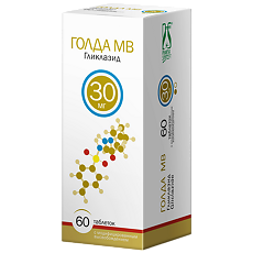 Купить Голда МВ таблетки с модифицированным высвобождением 30 мг 60 шт цена