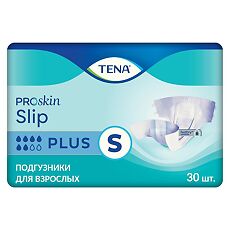 Купить Tena Slip Plus подгузники для взрослых р. S 30 шт цена