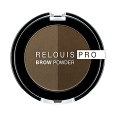 Изображение товара Relouis Тени для бровей PRO Brow Powder тон 02 Taupe 1 шт