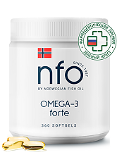 Изображение товара NFO Омега-3 Форте/Omega-3 Forte капсулы массой 1450 мг 360 шт