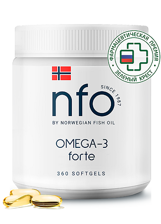 NFO Омега-3 Форте/Omega-3 Forte капсулы массой 1450 мг 360 шт