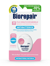 Изображение товара Biorepair Зубная нить Filo Cerato Espandibile вощеная расширяющаяся 30 м 1 шт