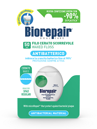 Изображение товара Biorepair Зубная нить Filo Cerato Scorrevole вощеная скользящая 50 м 1 шт