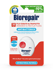 Купить Biorepair Зубная нить Filo Cerato Ultrapiatto ультра плоская без воска 30 м 1 шт цена