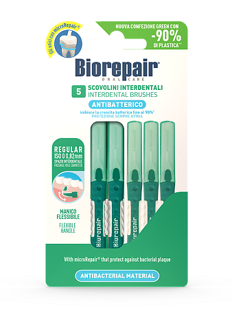 Изображение товара Biorepair Цилиндрические межзубные ершики Scovolini Interdentali Cilindrici 0.82 мм 5 шт 1 уп