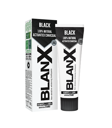 Изображение товара Blanx Зубная паста Black charcoal Черный уголь 75 мл 1 шт