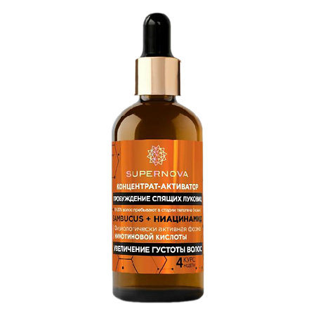 Изображение товара Supernova Концентрат-активатор Пробуждение Спящих Луковиц увеличение густоты волос 100 мл 1 шт