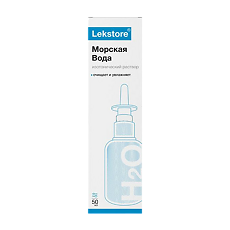 Купить Лекстор Морская вода спрей 50 мл 1 шт цена