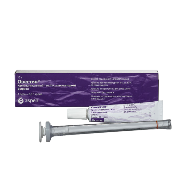Овестин Крем Вагинальный 1 Мг/Г 15 Г 1 Шт - Купить, Цена И Отзывы.
