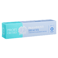 Купить PresiDent Profi Ortho Braces зубная паста 75 RDA 50 мл 1 шт цена