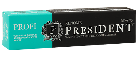 PresiDent Profi Renome зубная паста 75 RDA 100 мл 1 шт