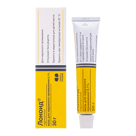 Изображение товара Локоид мазь для наружного применения 0,1 % 30 г 1 шт