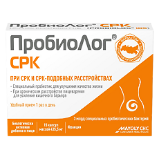 Изображение товара Пробиолог СРК/Probiolog IBS капсулы массой 435,5 мг 15 шт