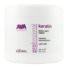 Купить Kaaral AAA Keratin Royal Jelly Cream Питательная крем-маска для восстановления окрашенных и химически обработанных волос 500 мл 1 шт цена