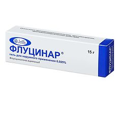 Купить Флуцинар гель для наружного применения 0,025 % 15 г 1 шт цена