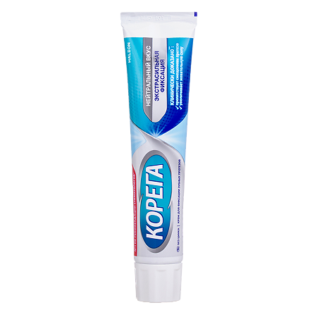 Корега крем для фиксации нейтральный вкус 70 г 1 шт