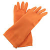 Clean Wrap Перчатки из натур латекса Pastel Latex Glove c внутр покрыт удлин оранж M 1 пара, 1 уп