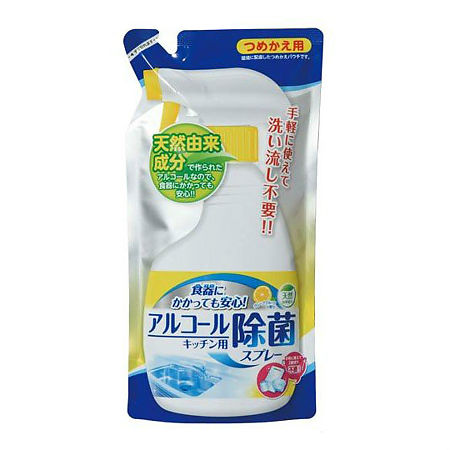 Mitsuei Спрей для кухни с антибактериальным эффектом запаска с крышкой 350 мл 1 шт