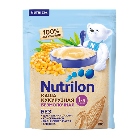 Nutricia Нутрилон каша безмолочная кукурузная с 5 мес. 180 г 1 шт