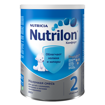 Изображение товара Нутрилон 2 Комфорт Pronutri+ Сухая молочная смесь с 6 мес 800 г 1 шт
