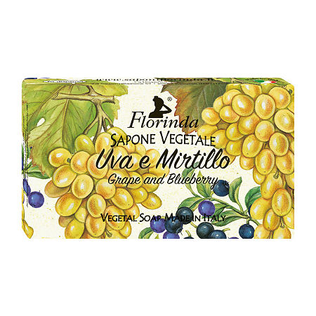 Изображение товара Florinda Мыло Фруктовая страсть Виноград и Черника 200 г 1 шт