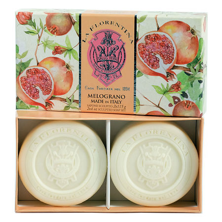 Изображение товара La Florentina Набор мыла в подарочной коробке Гранат 115 г 2 шт