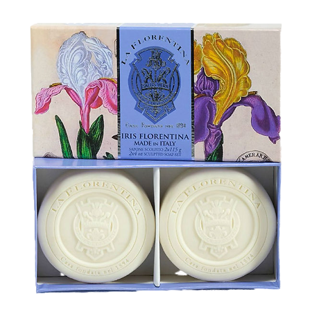Изображение товара La Florentina Набор мыла в подарочной коробке Флорентийский ирис 115 г 2 шт