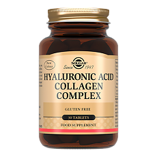 Изображение товара Solgar Комплекс коллагена и гиалуроновой кислоты / Hyaluronic acid Collagen complex таблетки массой 1785 мг 30 шт