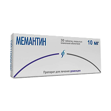 Купить Мемантин таблетки покрыт.плен.об. 10 мг 30 шт цена