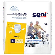Купить Seni Active Normal Трусы впитывающие для взрослых Large 30 шт цена