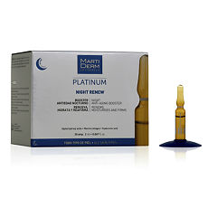 Купить MartiDerm Platinum Night Renew Ampules Ночное восстановление для всех типов кожи ампулы 2 мл 30 шт цена