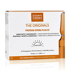 Купить MartiDerm The Originals Proteos Hydra Plus SP Ориджиналс Протеос Гидра Плюс SP для лица и шеи ампулы 2 мл 10 шт цена