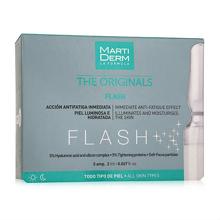 Изображение товара MartiDerm The Originals Flash Средство для лица ампулы 2 мл 5 шт