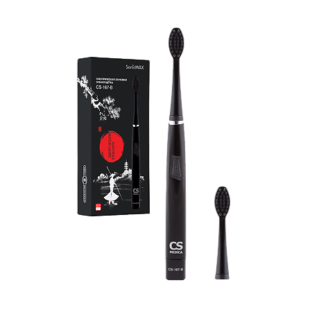 Изображение товара Зубная щетка электрическая звуковая CS Medica SonicMax CS-167-B 1 шт