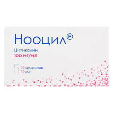 Купить Нооцил раствор для приема внутрь 100 мг/мл 10 мл флаконы, 10 шт. цена