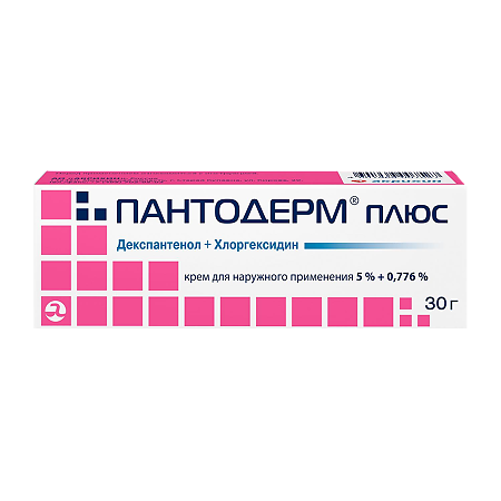 Пантодерм плюс крем для наружного применения 5%+0,776% 30 г 1 шт