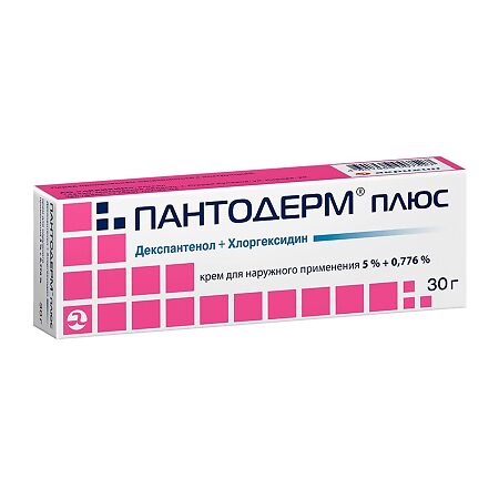 Пантодерм плюс крем для наружного применения 5%+0,776% 30 г 1 шт