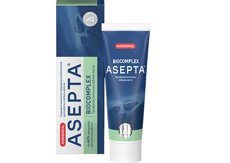 Асепта Биокомплекс Здоровые десны зубная паста 75 мл 1 шт