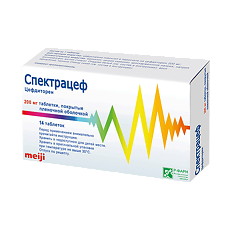 Купить Спектрацеф таблетки покрыт.плен.об. 200 мг 14 шт цена
