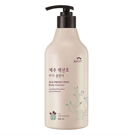 Flor de Man Гель для душа с кактусом Jeju Prickly Pear Body Cleanser 500 мл 1 шт