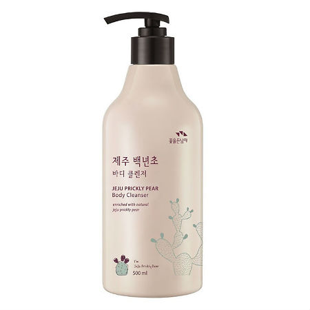 Изображение товара Flor de Man Гель для душа с кактусом Jeju Prickly Pear Body Cleanser 500 мл 1 шт