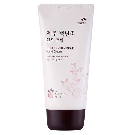Изображение товара Flor de Man Крем для рук с кактусом увлажняющий Jeju Prickly Pear Hand Cream 80 мл 1 шт