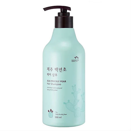 Изображение товара Flor de Man Шампунь с кактусом увлажняющий Jeju Prickly Pear Hair Shampoo 500 мл 1 шт