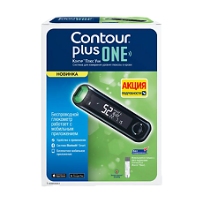 Купить Глюкометр Контур Плюс Уан (Contour Plus One) 1 шт цена
