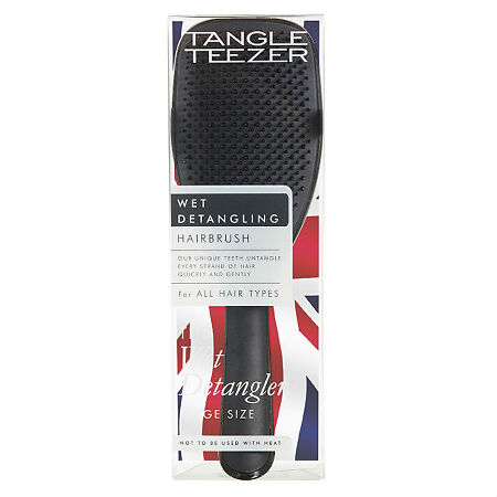 Tangle Teezer The Large Wet Detangler Black Gloss Расческа для волос 1 шт